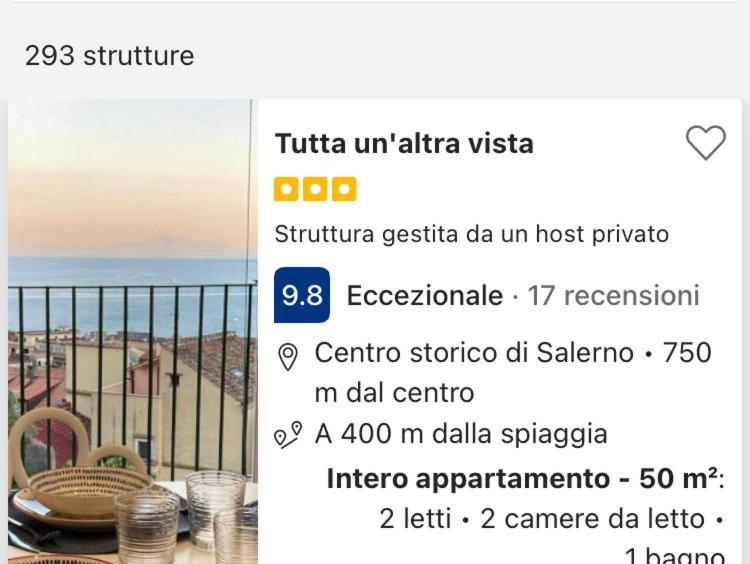 Апартаменты Tutta Un'Altra Vista Салерно Экстерьер фото